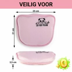 Vitapur - My First Panda Pillow 26x23cm - Roze -NL Beddengoed Verkoop 2024 1000080651 0103