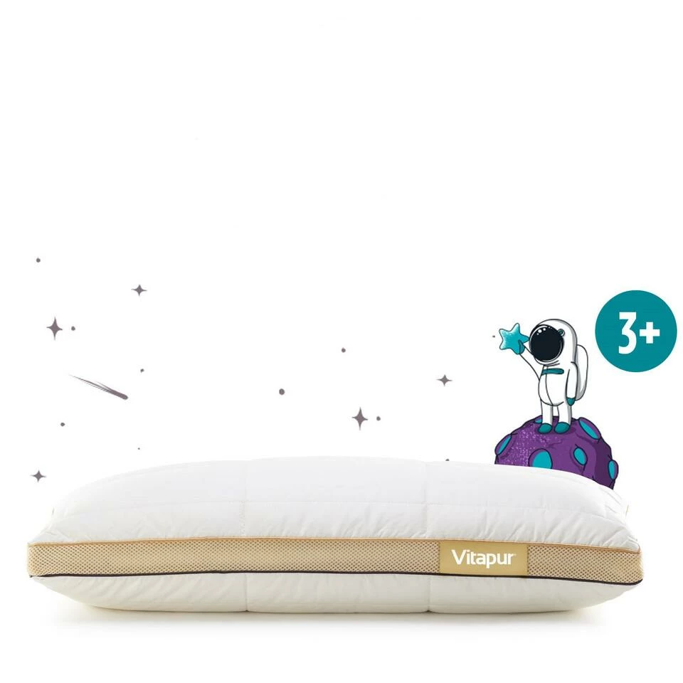 NEO Hybride Memory Foam Kinderkussen - 40x60 Cm 3 NEO Hybride Memory Foam Kinderkussen - 40x60 Cm