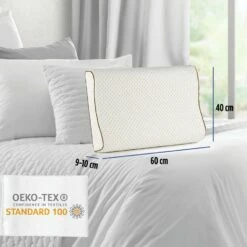 Vitapur Anatomisch Latex Hoofdkussen XL - 60x40 Cm -NL Beddengoed Verkoop 2024 1000080659 0102