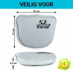 Vitapur - My First Panda Pillow 26x23 Cm - Blauw -NL Beddengoed Verkoop 2024 1000080660 0102