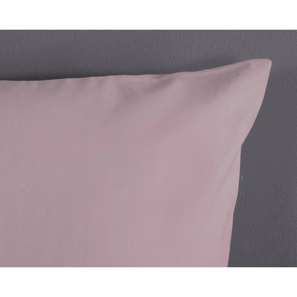 Good Morning Dekbedovertrek "Uni Soft Pink" - Roze - (240x220 Cm) 6 Good Morning Dekbedovertrek "Uni Soft Pink" - Roze - (240x220 Cm) - Afbeelding 4