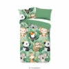 Good Morning Dekbedovertrek "Momo" - Groen - (100x135 Cm) -NL Beddengoed Verkoop 2024 1000083119