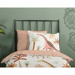 Good Morning Dekbedovertrek "Dino" - Multi - (120x150 Cm) -NL Beddengoed Verkoop 2024 1000083123 0110