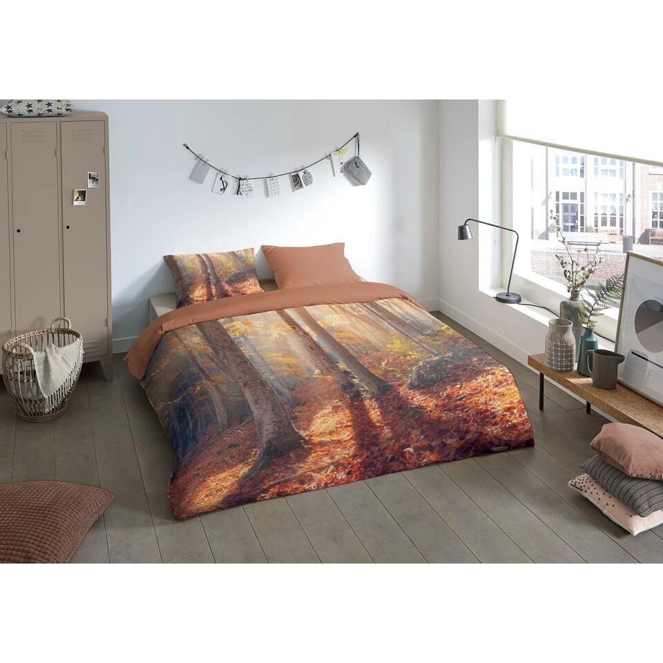 Pure Dekbedovertrek "Autumn" - Multi - (140x220 Cm) 4 Pure Dekbedovertrek "Autumn" - Multi - (140x220 Cm) - Afbeelding 2