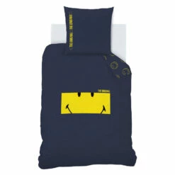 Smiley Dekbedovertrek Frame - Eénpersoons - 140 X 200 Cm - Katoen