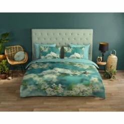 Good Morning Dekbedovertrek "Loving" - Aqua - (140x220 Cm) -NL Beddengoed Verkoop 2024 1000092748 0101