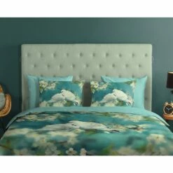 Good Morning Dekbedovertrek "Loving" - Aqua - (140x220 Cm) -NL Beddengoed Verkoop 2024 1000092748 0110