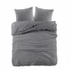 BLCKOUT Dekbedovertrek Odessa - 200x200/220 - Grijs