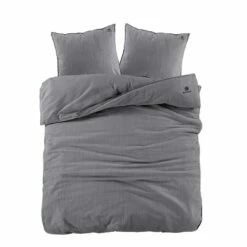 BLCKOUT Dekbedovertrek Odessa- 240x200/220 - Grijs