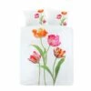 Papillon Dekbedovertrek Tulips - 240x200/220 Cm - Wit