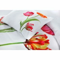 Papillon Dekbedovertrek Tulips - 200x200/220 Cm - Wit -NL Beddengoed Verkoop 2024 1000093556 0102