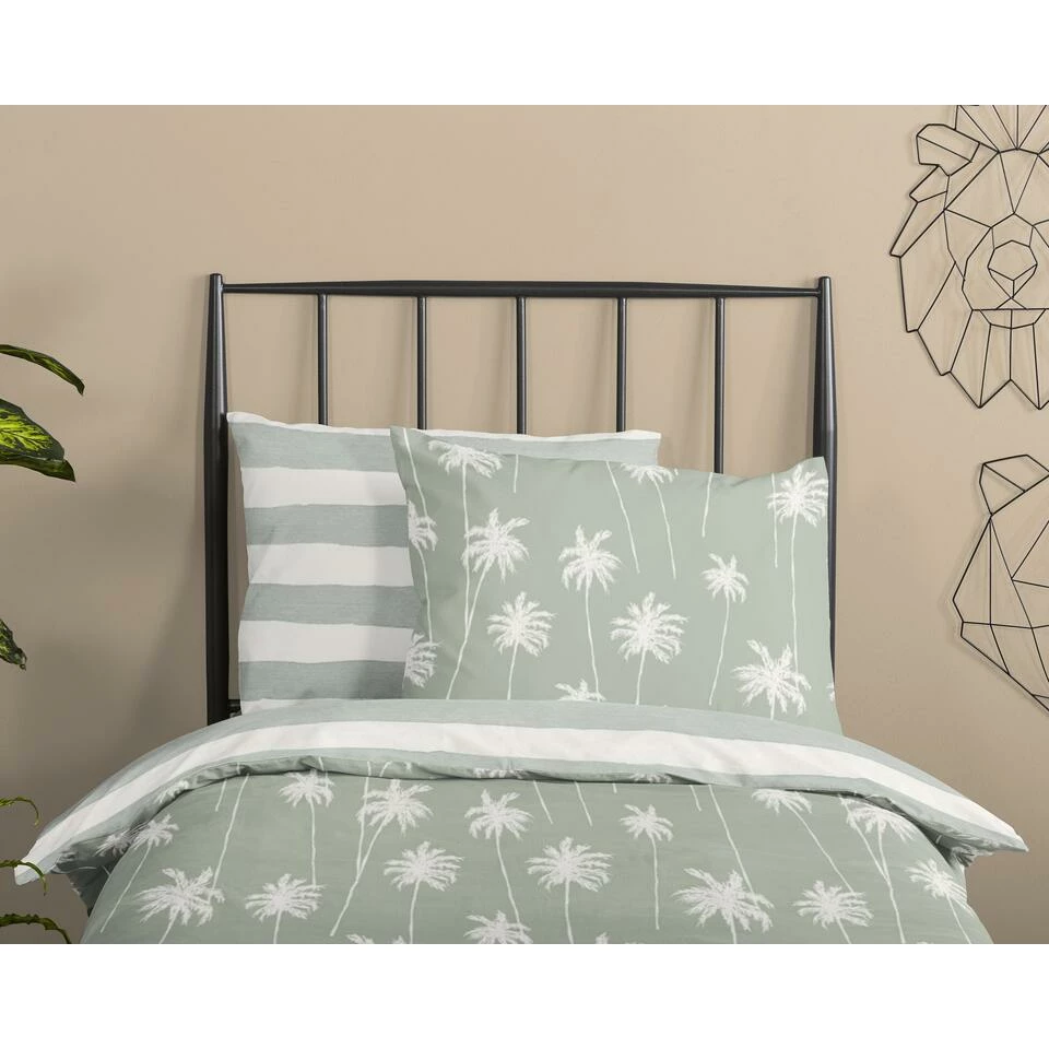 Good Morning Dekbedovertrek "Summer" - Groen - (120x150 Cm) 6 Good Morning Dekbedovertrek "Summer" - Groen - (120x150 Cm) - Afbeelding 4