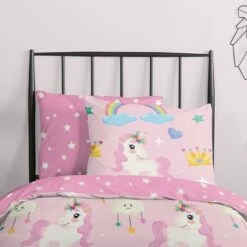 Good Morning Dekbedovertrek "Unilove" - Roze - (120x150 Cm) -NL Beddengoed Verkoop 2024 1000094416 0103