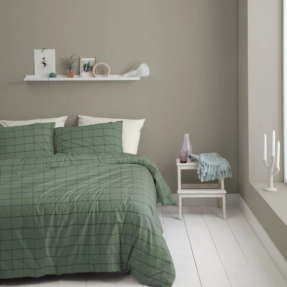 Cinderella Dekbedovertrek Kody - Flanel - 260x200/220 Cm - Green 4 Cinderella Dekbedovertrek Kody - Flanel - 260x200/220 Cm - Green - Afbeelding 2