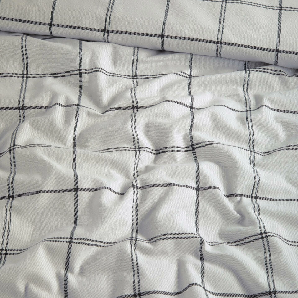 Cinderella Dekbedovertrek Kody - Flanel - 260x200/220 Cm - Off White 5 Cinderella Dekbedovertrek Kody - Flanel - 260x200/220 Cm - Off White - Afbeelding 3