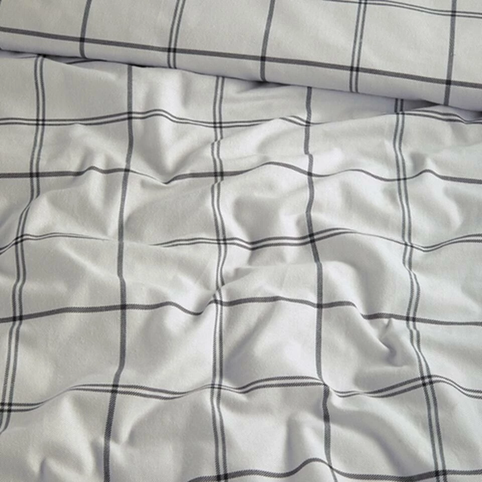 Cinderella Dekbedovertrek Kody - Flanel - 260x200/220 Cm - Off White 6 Cinderella Dekbedovertrek Kody - Flanel - 260x200/220 Cm - Off White - Afbeelding 4