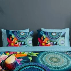 Nieuwe uitgaven 15 HIP Dekbedovertrek "Cailani" - Multi - (140x220 Cm)