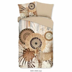 Nieuwe uitgaven 21 HIP Dekbedovertrek "Raeni" - Taupe - (140x220 Cm)