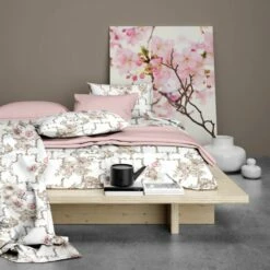 Satin D'Or Dekbedovertrek Viola Rose Taupe-140x200/220 -NL Beddengoed Verkoop 2024 1000097718 0102