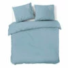 Dindi Home - Dekbedovertrek Plain Beauty - 260x220 Cm - Blauw