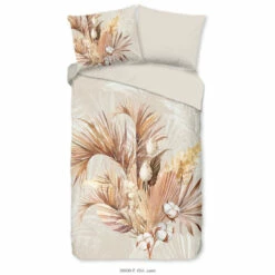 Nieuwe uitgaven 23 Good Morning Dekbedovertrek "Gia" - Zand - (140x220 Cm)