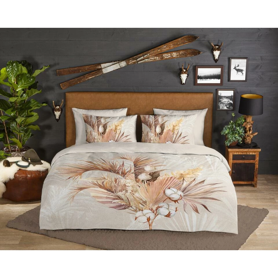 Good Morning Dekbedovertrek "Gia" - Zand - (200x220 Cm) 4 Good Morning Dekbedovertrek "Gia" - Zand - (200x220 Cm) - Afbeelding 2