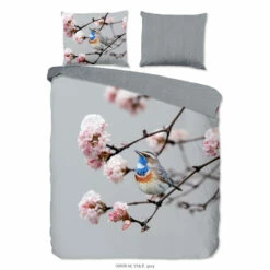 Pure Dekbedovertrek Vogel Blauwborst-Lits-jumeaux (240 X 200/220 Cm)