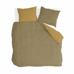 Byrklund - Dekbedovertrek Side Way - 200x220 Cm - Geel / Mosterd -NL Beddengoed Verkoop 2024 1123379668 0101