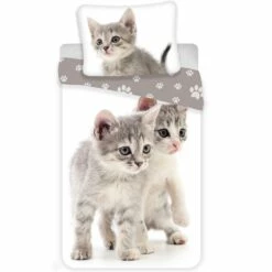 Animal Pictures Dekbedovertrek Poesjes - Eenpersoons - 140 X 200 Cm - Multi