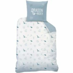 Hoe Tem Je Een Draak Riders Dekbedovertrek - Eenpersoons - 140 X 200 Cm - Multi -NL Beddengoed Verkoop 2024 1140336920 0102
