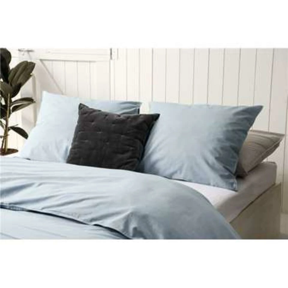 Walra - Dekbedovertrek Vintage Cotton - 240x220 Cm - Jeans Blauw 4 Walra - Dekbedovertrek Vintage Cotton - 240x220 Cm - Jeans Blauw - Afbeelding 2