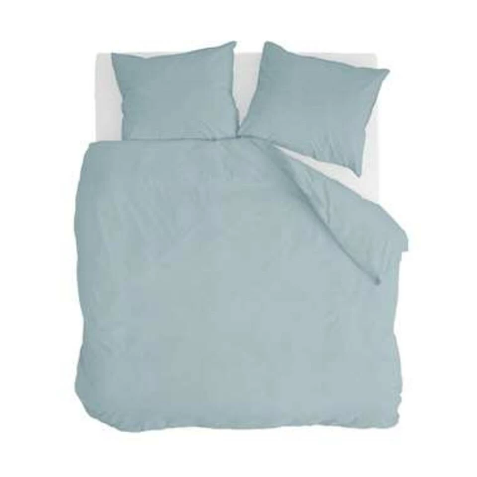 Walra - Dekbedovertrek Vintage Cotton - 240x220 Cm - Jeans Blauw 3 Walra - Dekbedovertrek Vintage Cotton - 240x220 Cm - Jeans Blauw