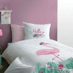 Matt & Rose Flamingo - Kinderdekbedovertrek-140x200cm -NL Beddengoed Verkoop 2024 1163117920 0101