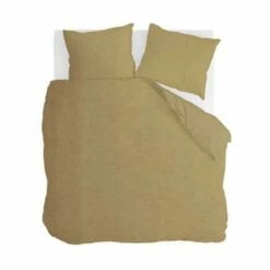 Walra - Dekbedovertrek Basic & Tough - 200x220 Cm - Honing Mosterd