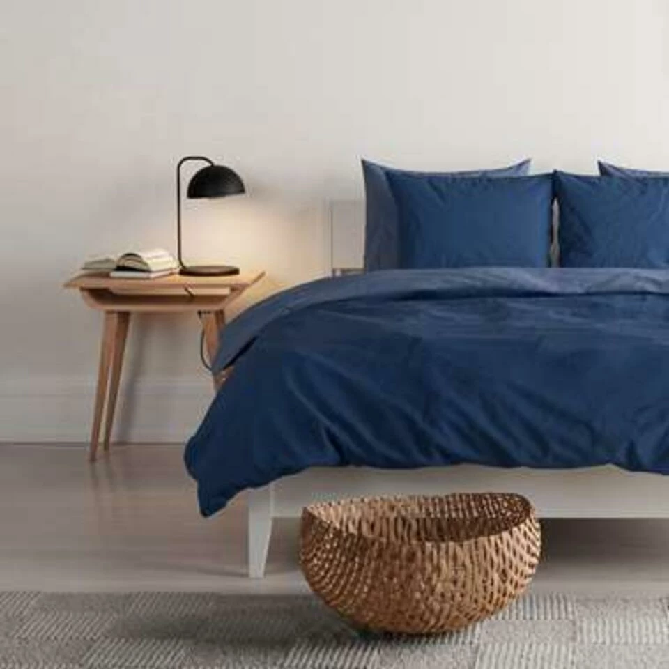 Mistral Home Dekbedovertrek 100% Gewassen Katoen Blauw 240x220 Cm 4 Mistral Home Dekbedovertrek 100% Gewassen Katoen Blauw 240x220 Cm - Afbeelding 2