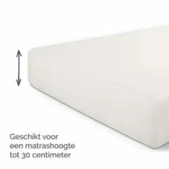 Byrklund - Hoeslaken Katoen - 90x220 Cm - Off White -NL Beddengoed Verkoop 2024 1270472432 0103
