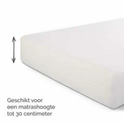 Byrklund - Hoeslaken Jersey - 80x200 Cm - Wit -NL Beddengoed Verkoop 2024 1273752358 0103