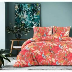 Papillon Dekbedovertrek Helena - 200x200/220 Cm - Oranje -NL Beddengoed Verkoop 2024 1413396998 0101