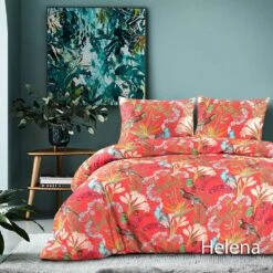 Papillon Dekbedovertrek Helena - 200x200/220 Cm - Oranje -NL Beddengoed Verkoop 2024 1413396998 0102