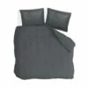 Walra - Dekbedovertrek Vintage Satin - 240x220 Cm - Antraciet