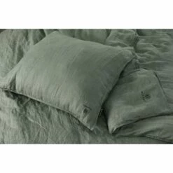 BLCKOUT Alabama - Linnen - Dekbedovertrek - 240x200/220 Cm - Groen -NL Beddengoed Verkoop 2024 1448604970 0102
