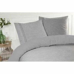 Papillon Deluxe Milford Dekbedovertrek - 200x200/220 Cm - Grijs -NL Beddengoed Verkoop 2024 1450615959 0102