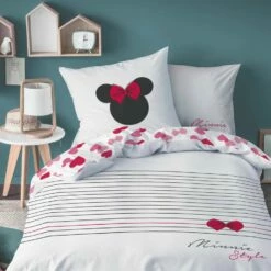 Disney Minnie Mouse Dekbedovertrek Style - Eenpersoons - 140 X 200 Cm - Katoen -NL Beddengoed Verkoop 2024 1462015313 0102