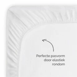 Byrklund - Molton Bed Basics Multifit - 180x200 Cm - Wit -NL Beddengoed Verkoop 2024 1560262954 0102