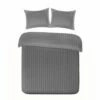 Papillon Dekbedovertrek Satijn Streep - 200x200/220 Cm - Grijs -NL Beddengoed Verkoop 2024 1677683755