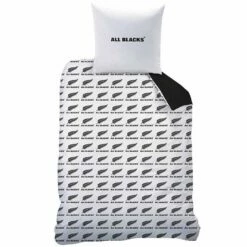 All Blacks Polo - Dekbedovertrek - Eenpersoons - 140 X 200 Cm - Zwart -NL Beddengoed Verkoop 2024 1707966741 0102