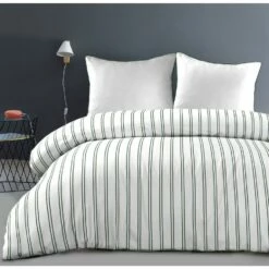 Papillon Dekbedovertrek Hugo - 240x200/220 Cm - Groen -NL Beddengoed Verkoop 2024 1729272069 0102