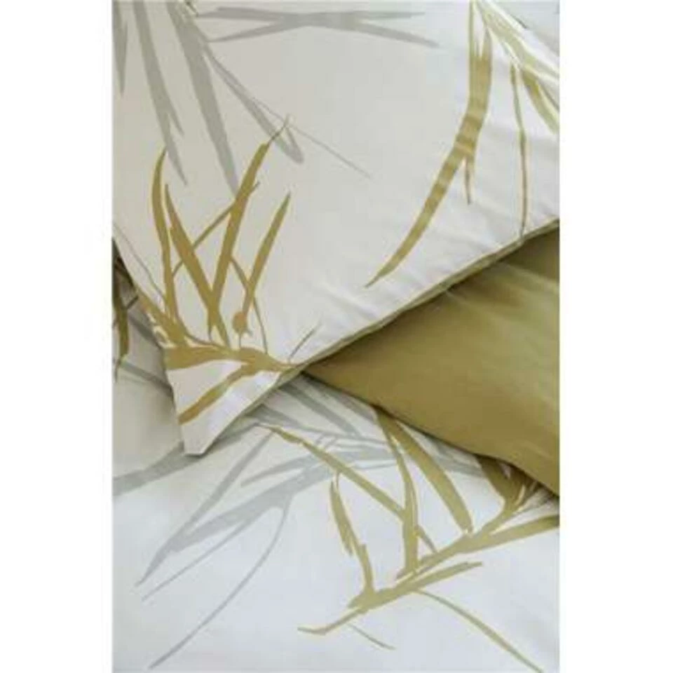 Walra - Dekbedovertrek Remade Bamboo Grasses - 240x220 Cm - Honing Mosterd 5 Walra - Dekbedovertrek Remade Bamboo Grasses - 240x220 Cm - Honing Mosterd - Afbeelding 3