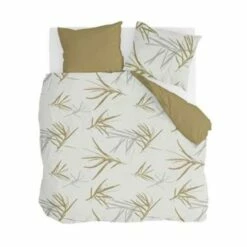 Walra - Dekbedovertrek Remade Bamboo Grasses - 240x220 Cm - Honing Mosterd