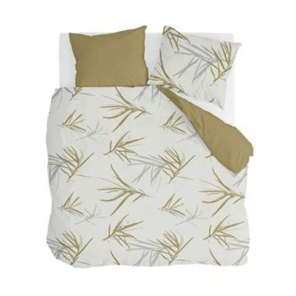 Walra - Dekbedovertrek Remade Bamboo Grasses - 240x220 Cm - Honing Mosterd 3 Walra - Dekbedovertrek Remade Bamboo Grasses - 240x220 Cm - Honing Mosterd